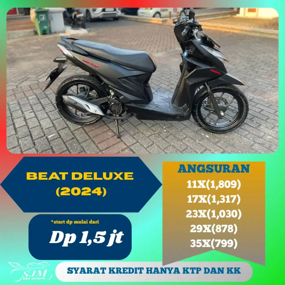 HONDA BEAT DELUXE 2024 SIAP PAKAI