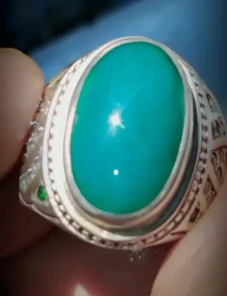 Batu Bacan Doko. Ring Perak.