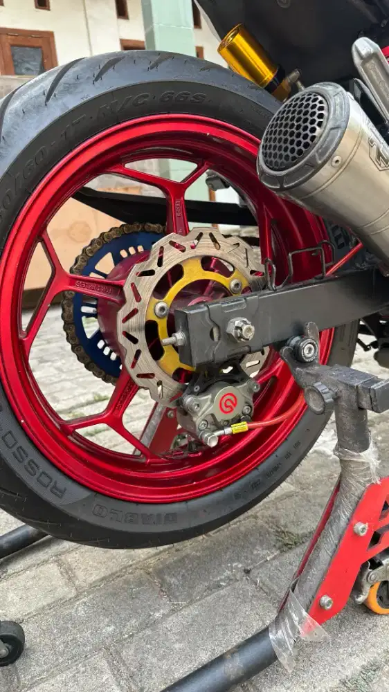 Ninja 250 Fi Modif Hedon ,Odo LOW 16rb perak motor simpanan!