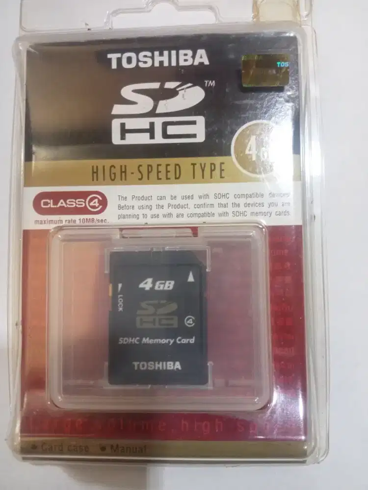 Memory SDHC THOSIBA 4GB