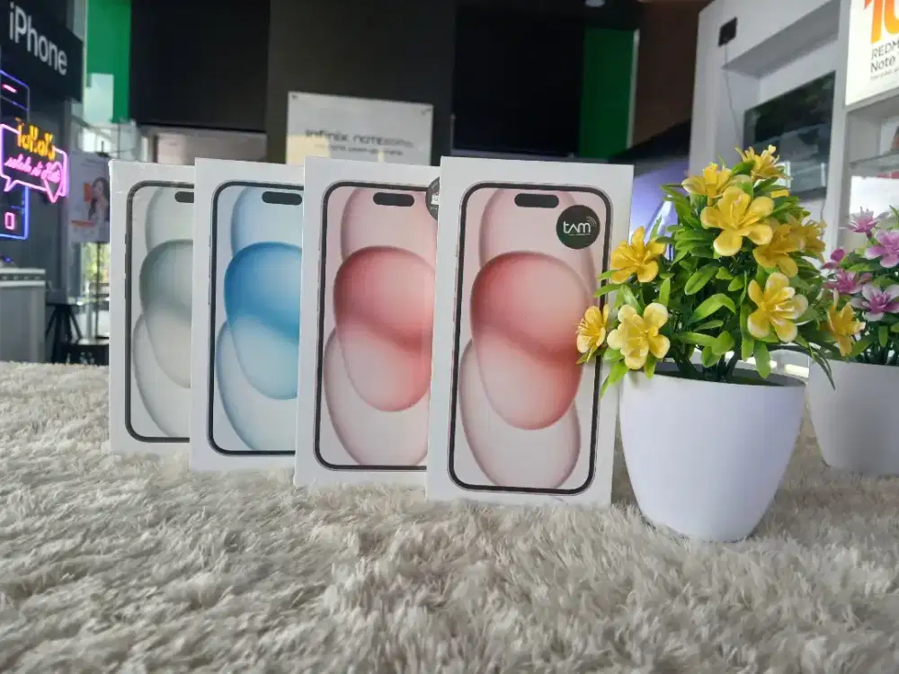 New iphone 15 128gb resmi ibox,free adapter ori