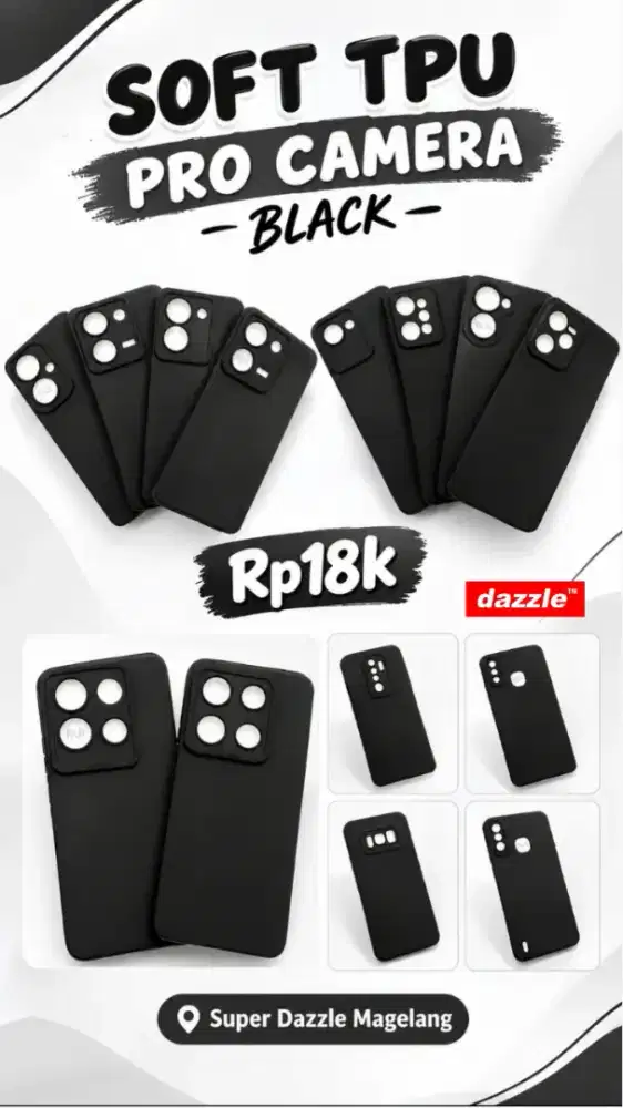 Soft Tpu Pro Camera Black