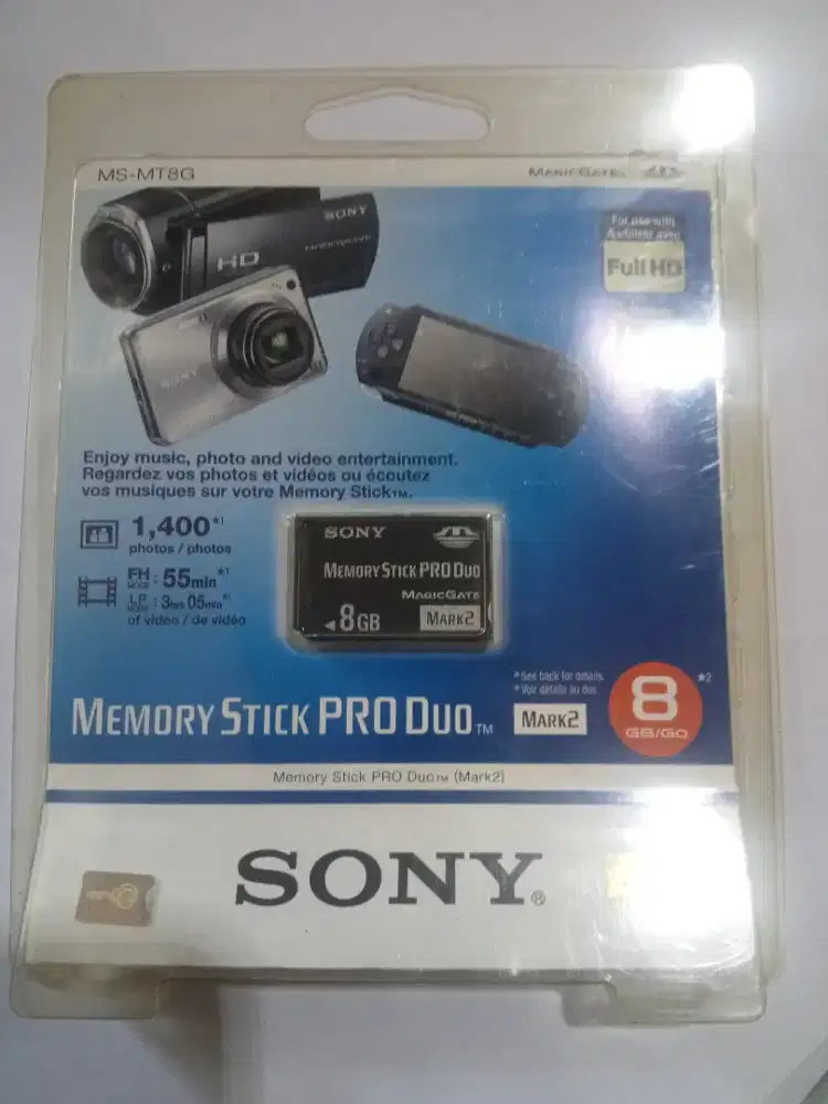 Memory Stick Pro Duo Sony 8 gb