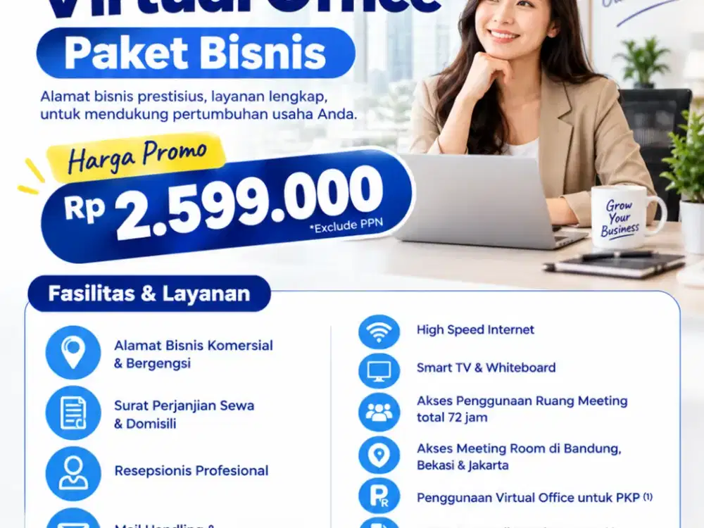 Sewa Alamat Virtual Office Bandung