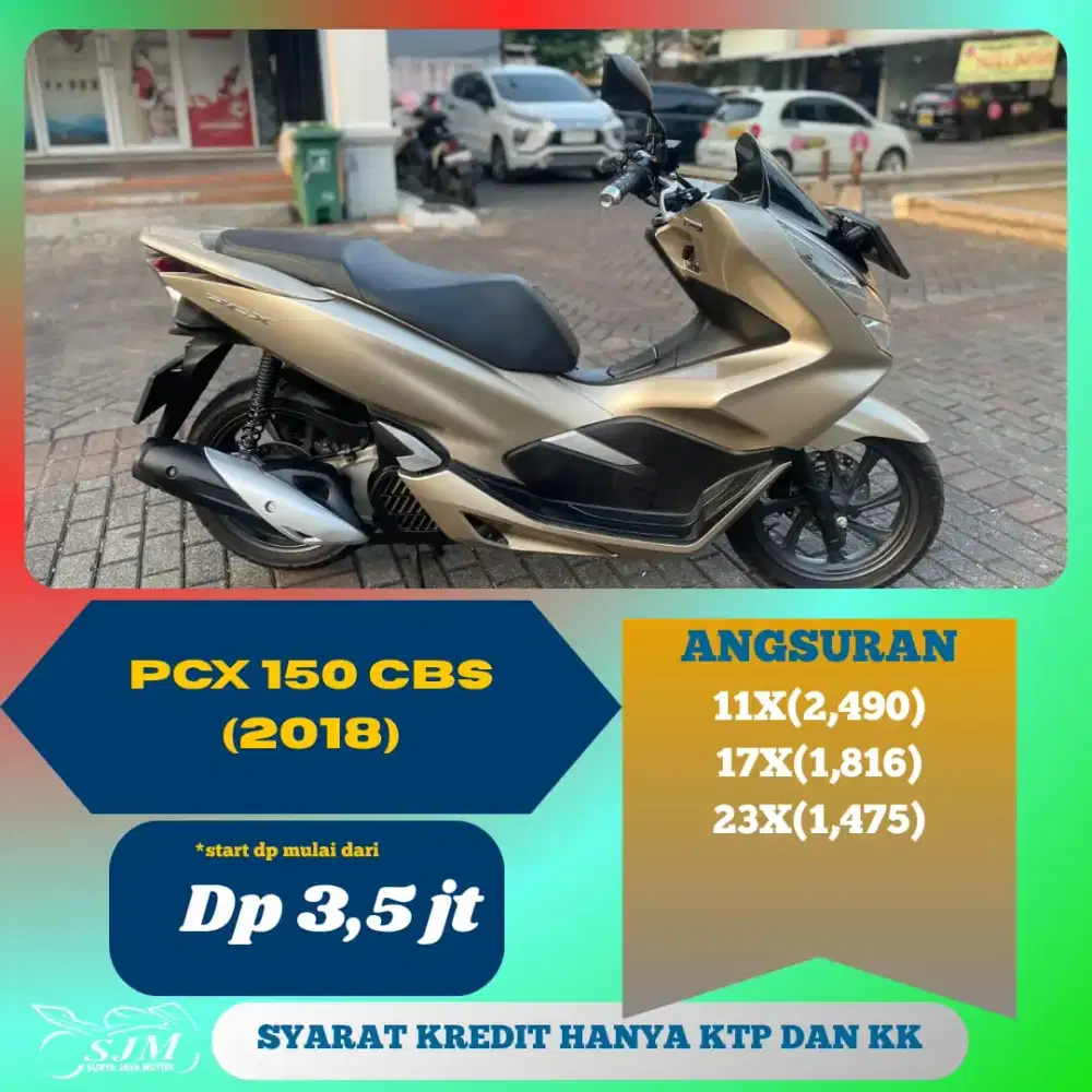 HONDA PCX 150 CBS 2018 SIAP PAKAI