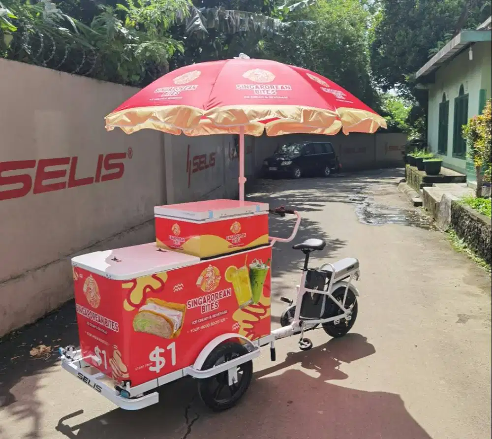 Gerobak Listrik Jualan Es Krim Keliling