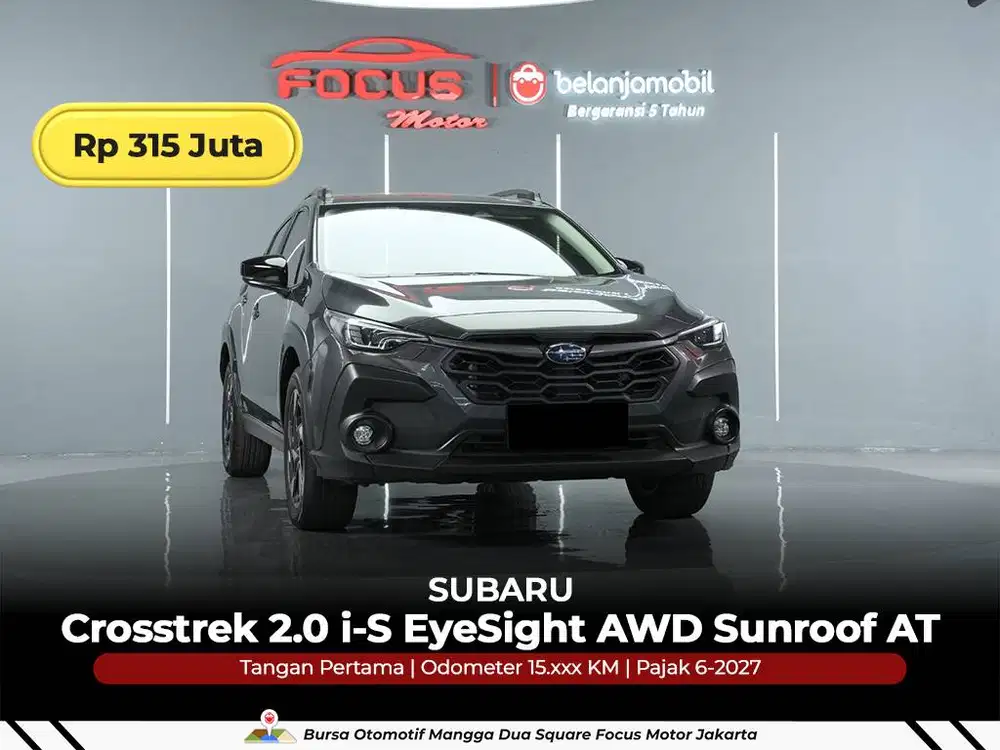 [ GARANSI 5TH AWD ] Subaru Crosstrek 2.0 i-S EyeSight 2022/2023/2024