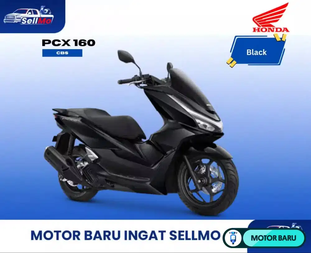 PROMO MOTOR HONDA PCX 160 CBS / ABS / ABS ROADSYNC DP MULAI 1,8 JUTA