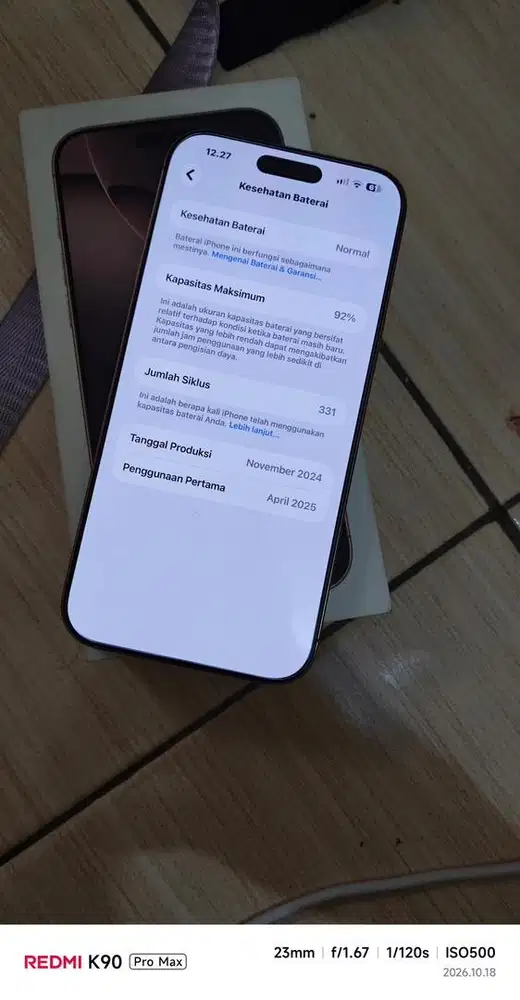 Iphone 16 Promax 256