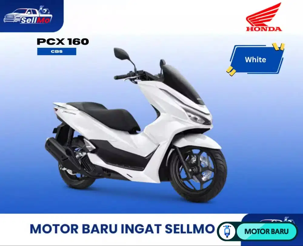 PROMO MOTOR HONDA PCX 160 CBS / ABS / ABS ROADSYNC DP MULAI 1,8 JUTA