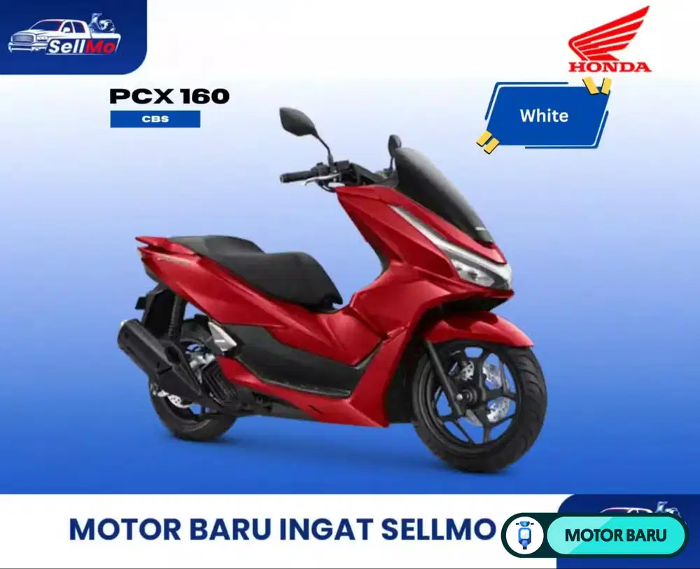 PROMO MOTOR HONDA PCX 160 CBS / ABS / ABS ROADSYNC DP MULAI 1,8 JUTA