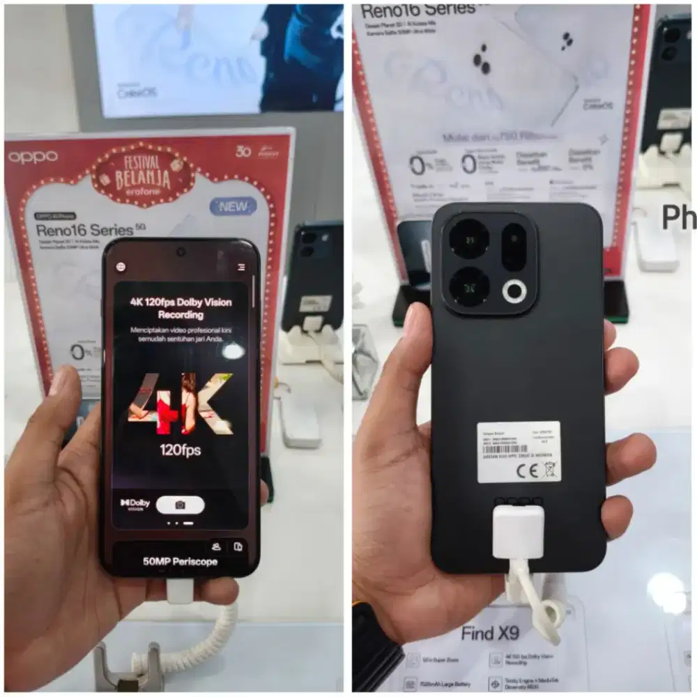 Ready stock oppo A series, Reno series, Find series Erafone Cibabat