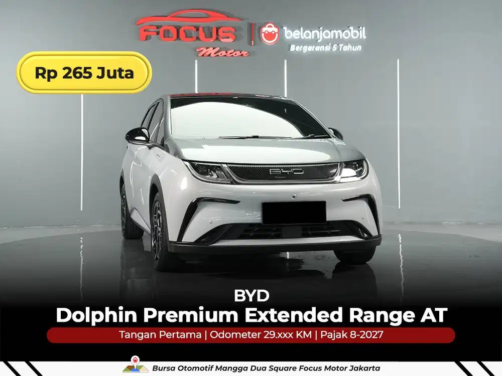 [ GARANSI 5THN ] BYD Dolphin Premium Extended Range 2023/2024/2025