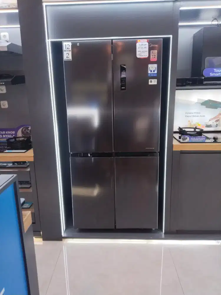 Ready Kulkas Multidoor dari Midea Promo Cicilan bunga 0% di Atlanta