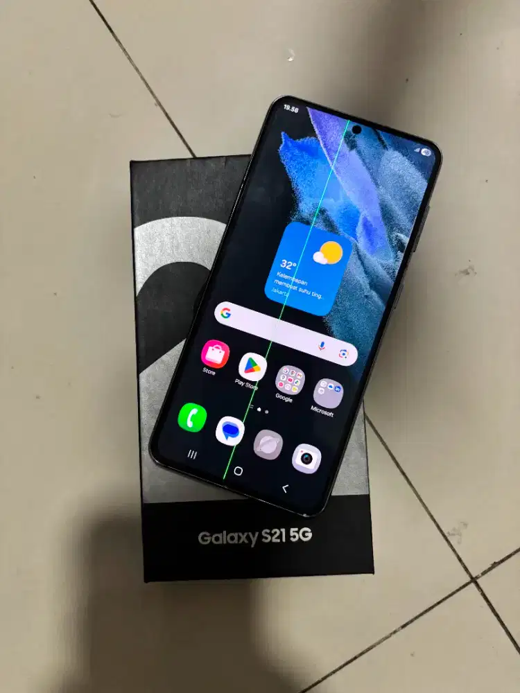 Samsung S21 5g Hitam Fullset 8/128gb (baca keterangan)