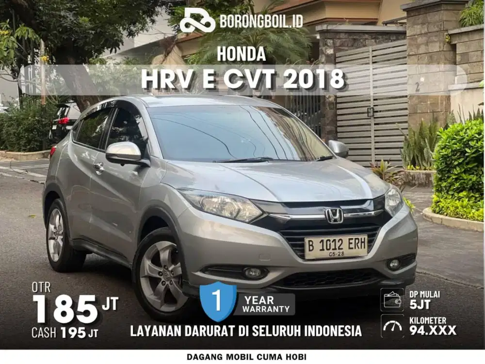 Honda HRV E CVT AT 2018 Silver