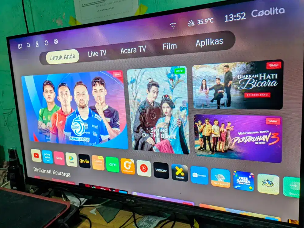 TV Coocaa 32inch Seken Normal