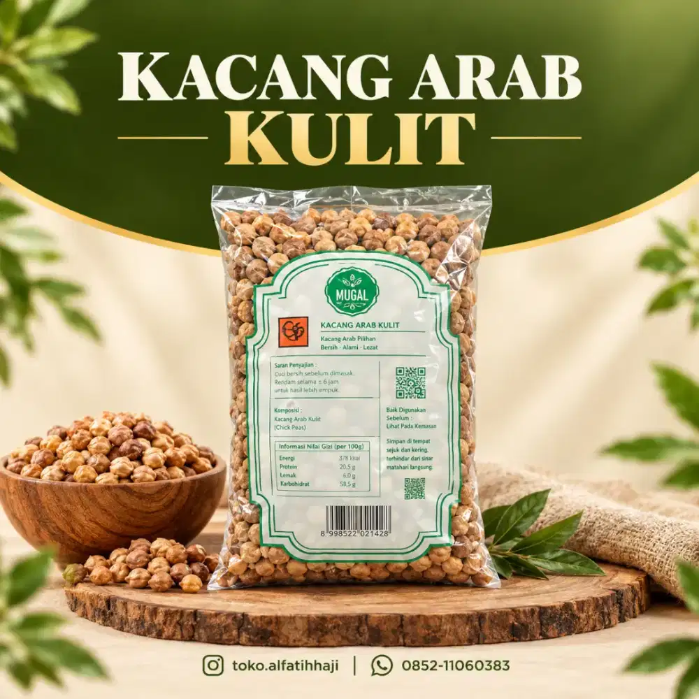 Kacang Arab kulit