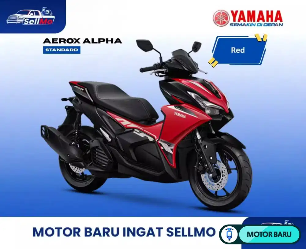 PROMO MOTOR YAMAHA AEROX ALPHA STD, CYBERCITY & TURBO DP MULAI 1.1 JT