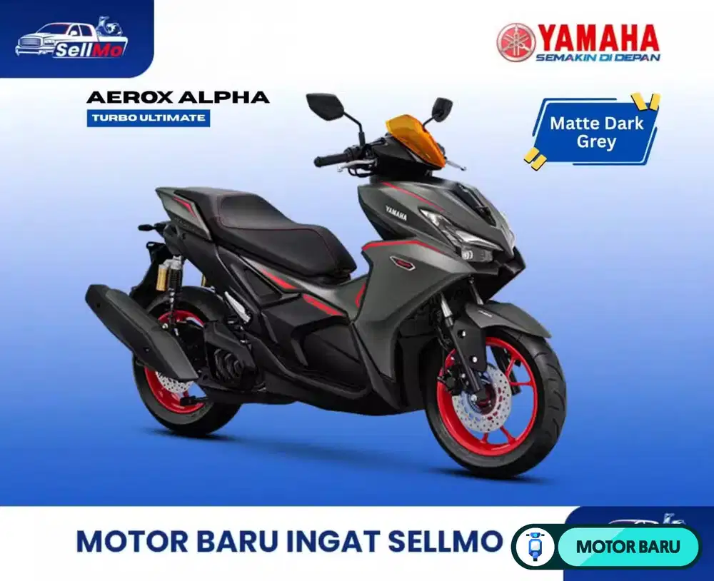 PROMO MOTOR YAMAHA AEROX ALPHA STD, CYBERCITY & TURBO DP MULAI 1.1 JT