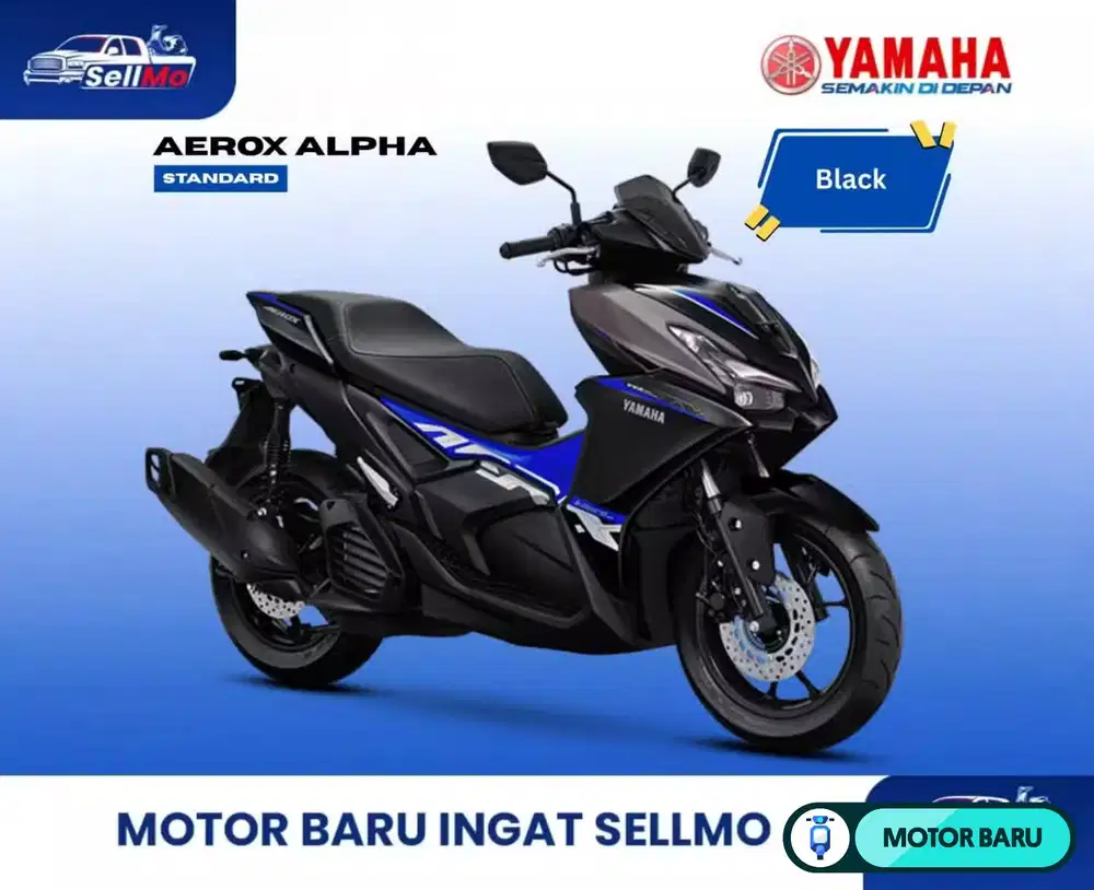 PROMO MOTOR YAMAHA AEROX ALPHA STD, CYBERCITY & TURBO DP MULAI 1.1 JT