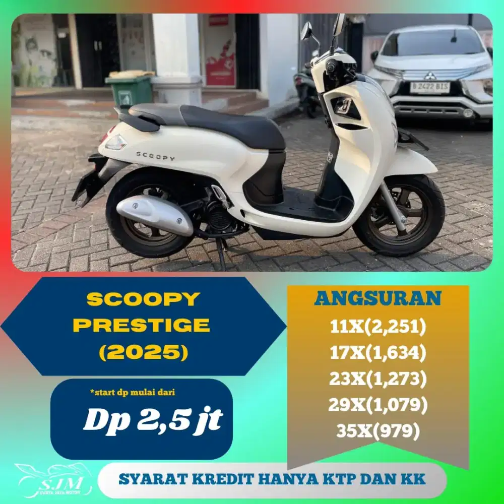 HONDA SCOOPY PRESTIGE 2025 CASH & KREDIT