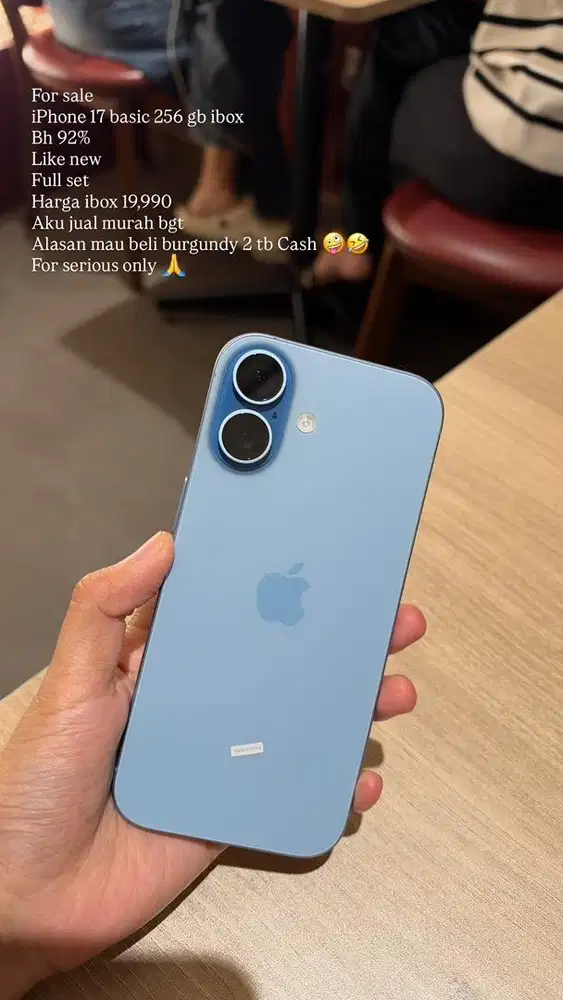 Iphone 17 Basic 256 gb ibox