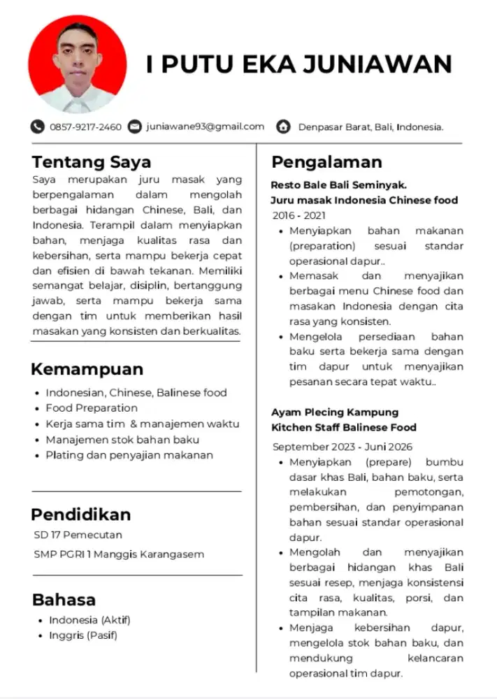 Sedang mencari pekerjaan