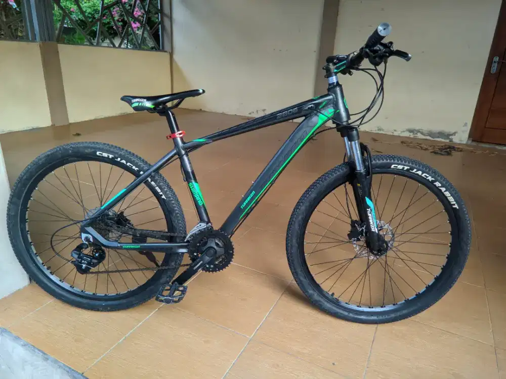 sepeda mtb turanza rem hidrolik 3x8speed frame alloy siap gowess