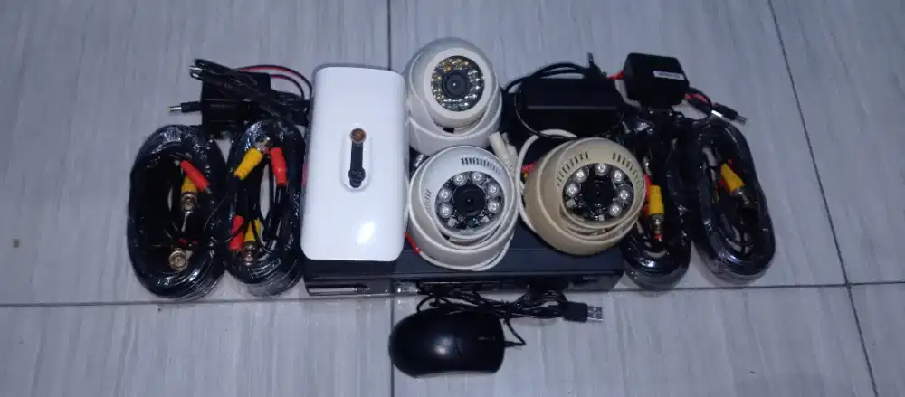 DVR cctv 4 channel fullset komplit