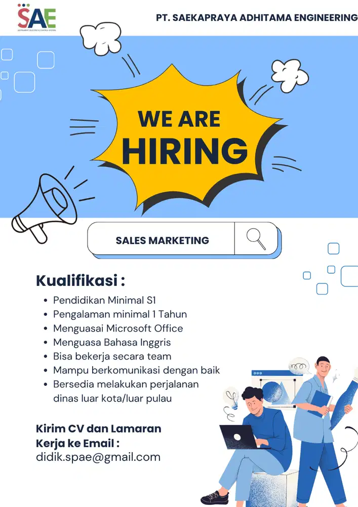 Lowongan Kerja Sales Marketing
