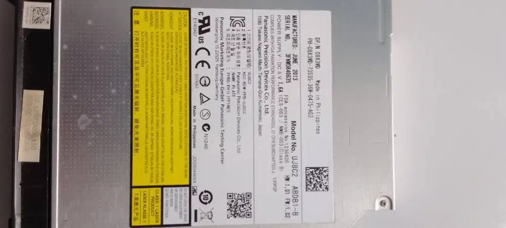 HDD 320GB dan DVD ROM second bekas laptop