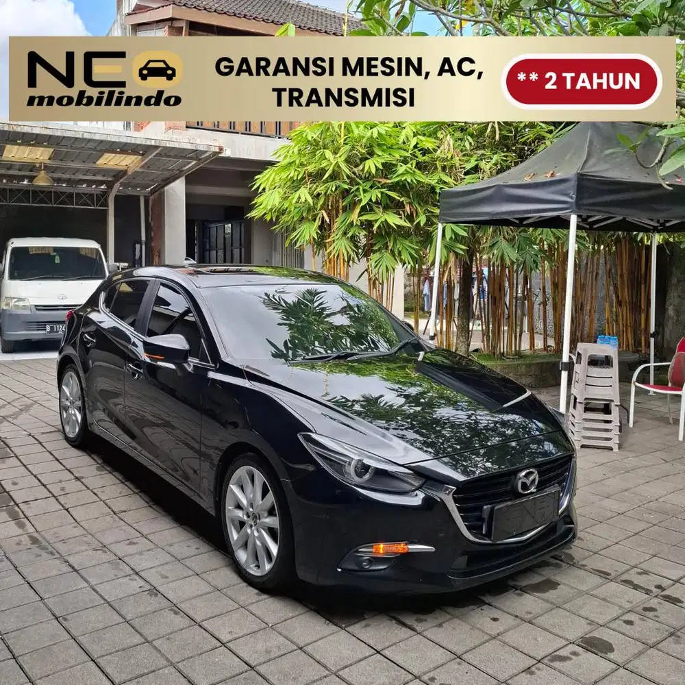 [ Garansi Mesin Matic ] MAZDA 3 2.0 AT HB 2018 HITAM METALIK