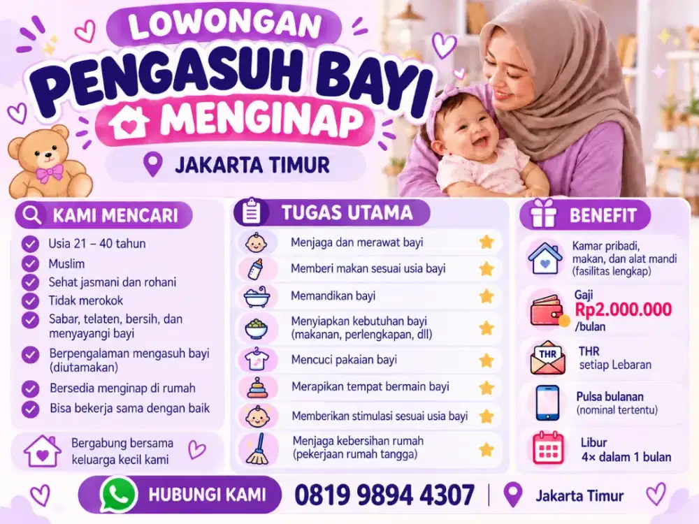 Pengasuh bayi newborn
