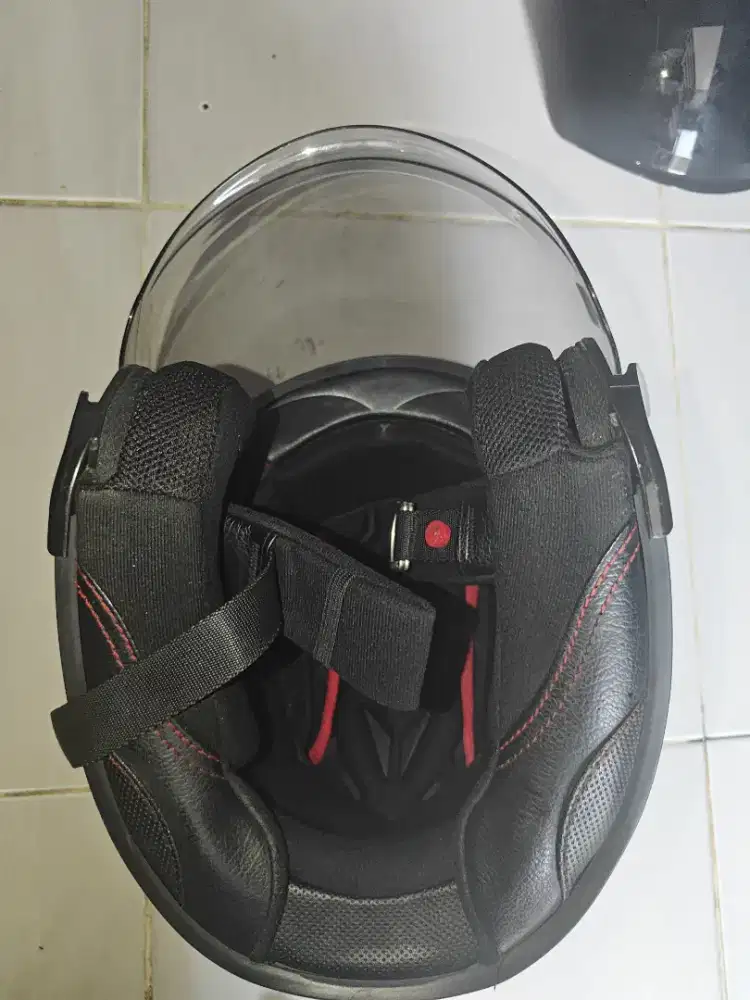Helm NJS Kairos warna stone grey