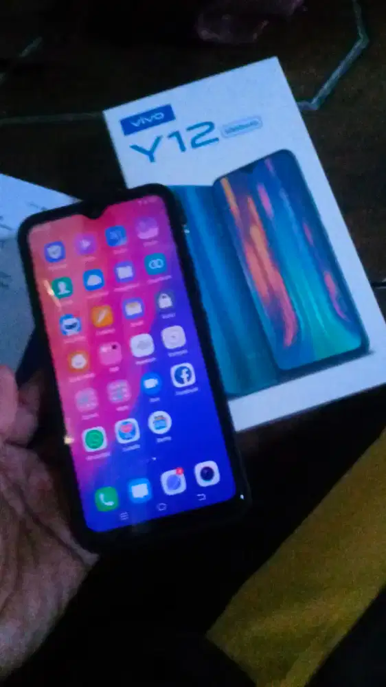 Dijual vivo y12 biasa ram 3/32 warna blue