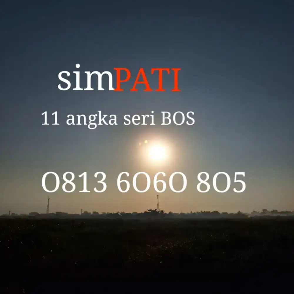 Nomor cantik BOS