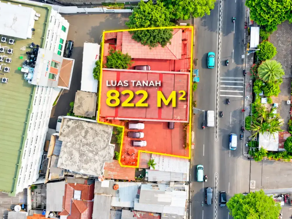 Lahan Komersial Tanah Abang Ex SPBU 822m² HGB Potensial Kelanjutan Bisnis, Pengembangan Usaha Strategis di Petamburan, Jakarta Pusat