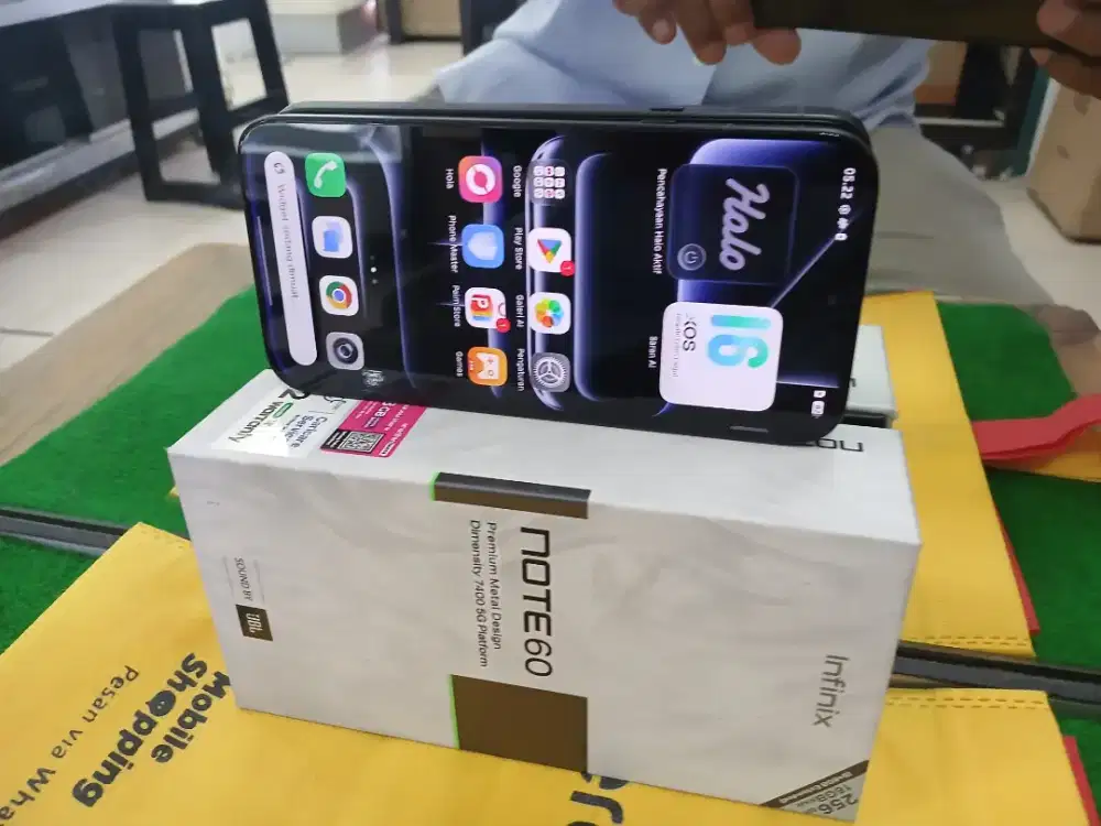 Infinix Note 60 ram 8/256 gb mulus no minus lengkap ori