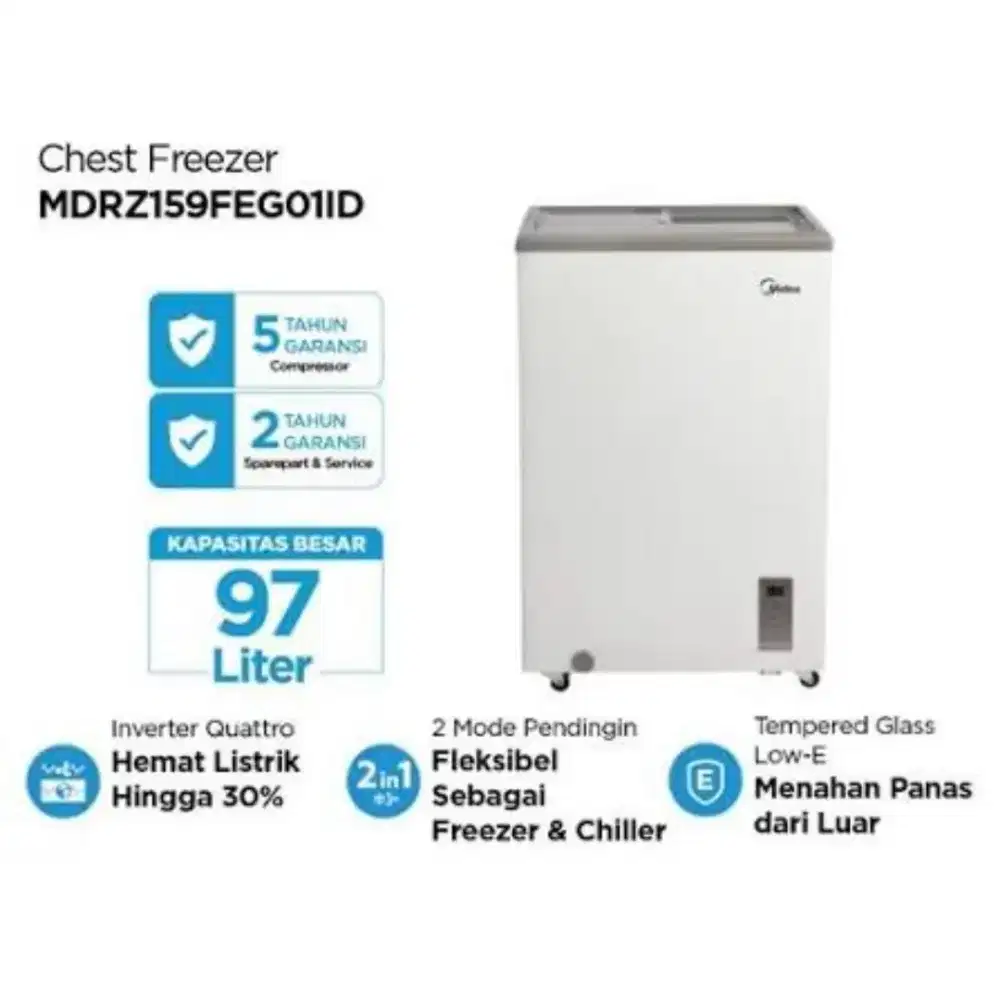 PROMO CICILAN RINGAN FREEZER BOX MIDEA BY HOME CREDIT