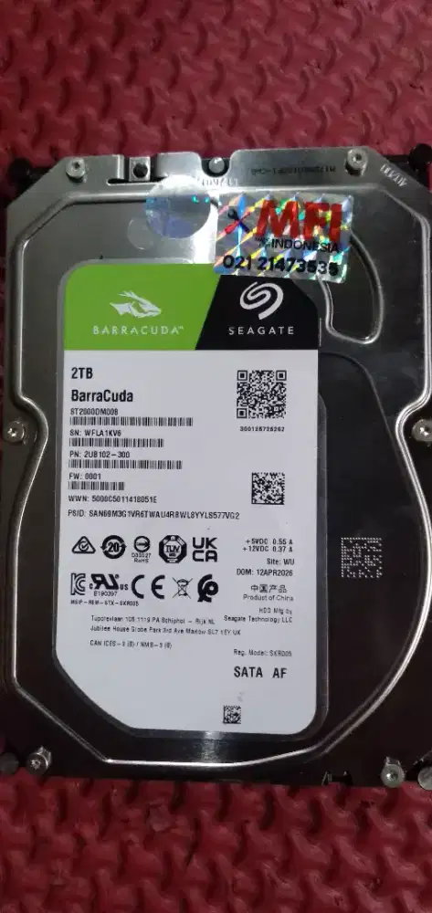 Hard disk 2TB seagate