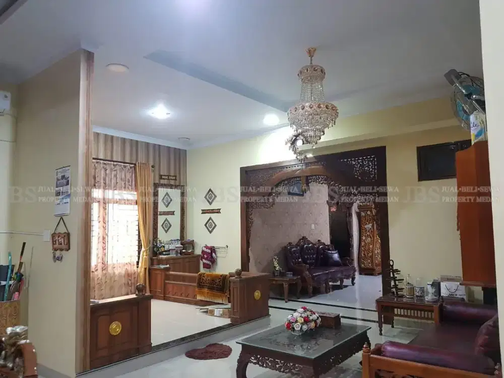 Dijual Rumah 1 Tingkat di Komplek Bukit Johor Mas Jalan Karya Kasih Medan