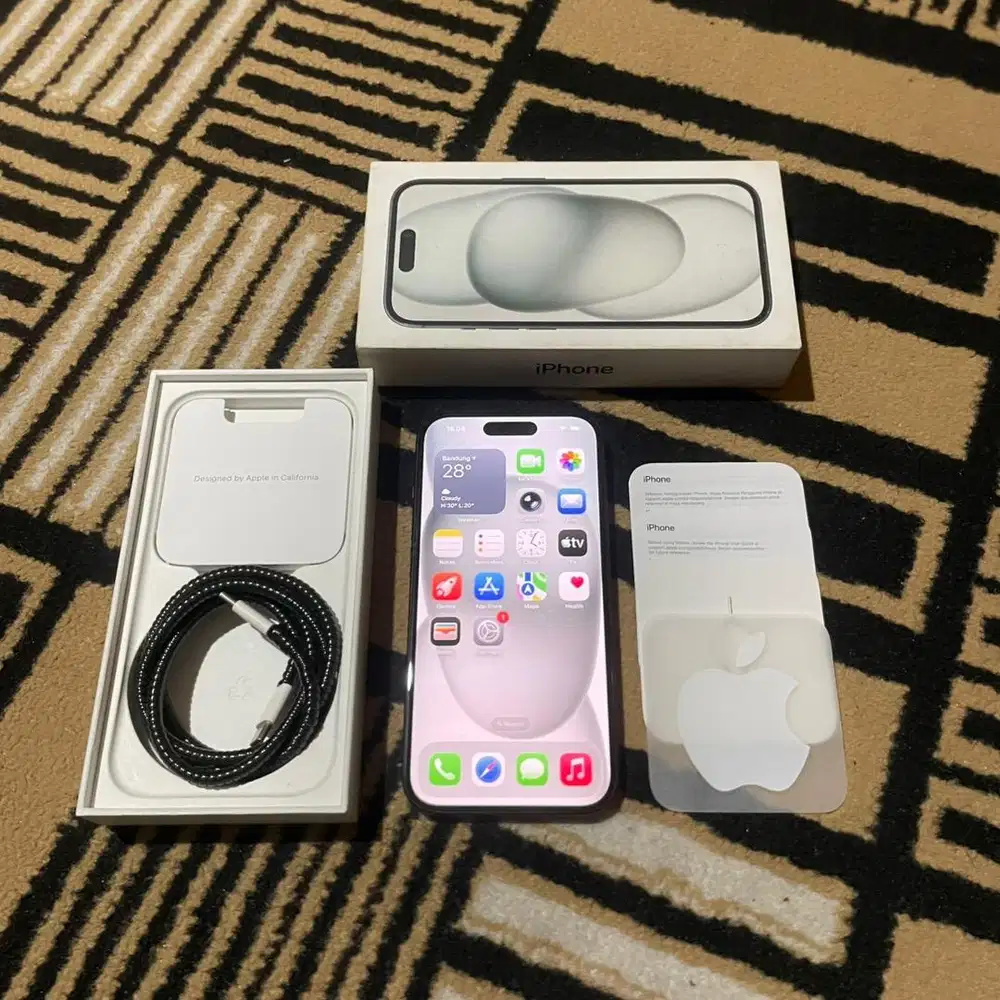 iPhone 15 128gb iBox Black Fullset Original