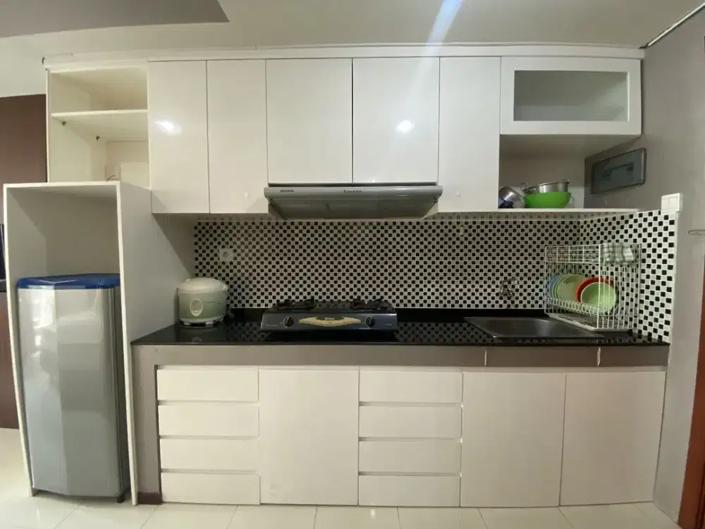Studio furnish view pool lt rendah SIAP HUNI Apt.Royal mediterania garden Tanjung Duren