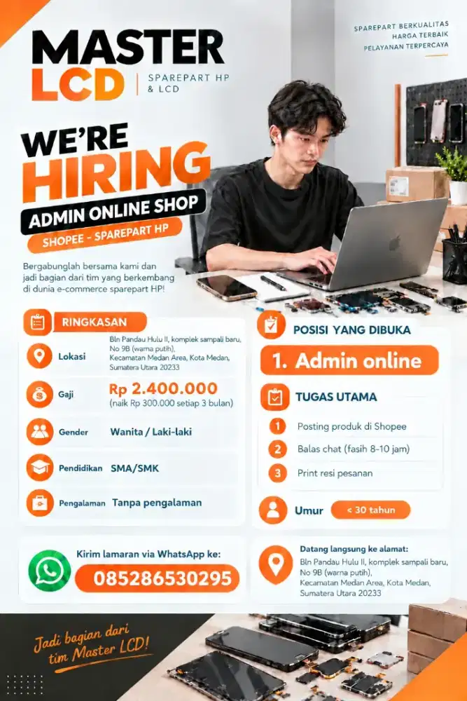 DI BUKA ADMIN ONLINE SHOP SHOPEE