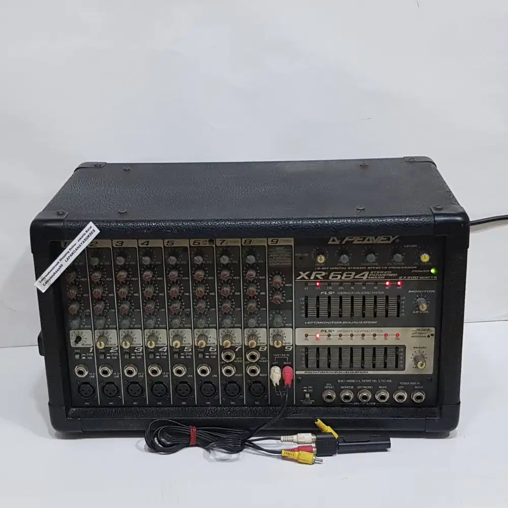 Elektronik Power Mixer Amplifier Peavey XR 684 Music Effect Processor