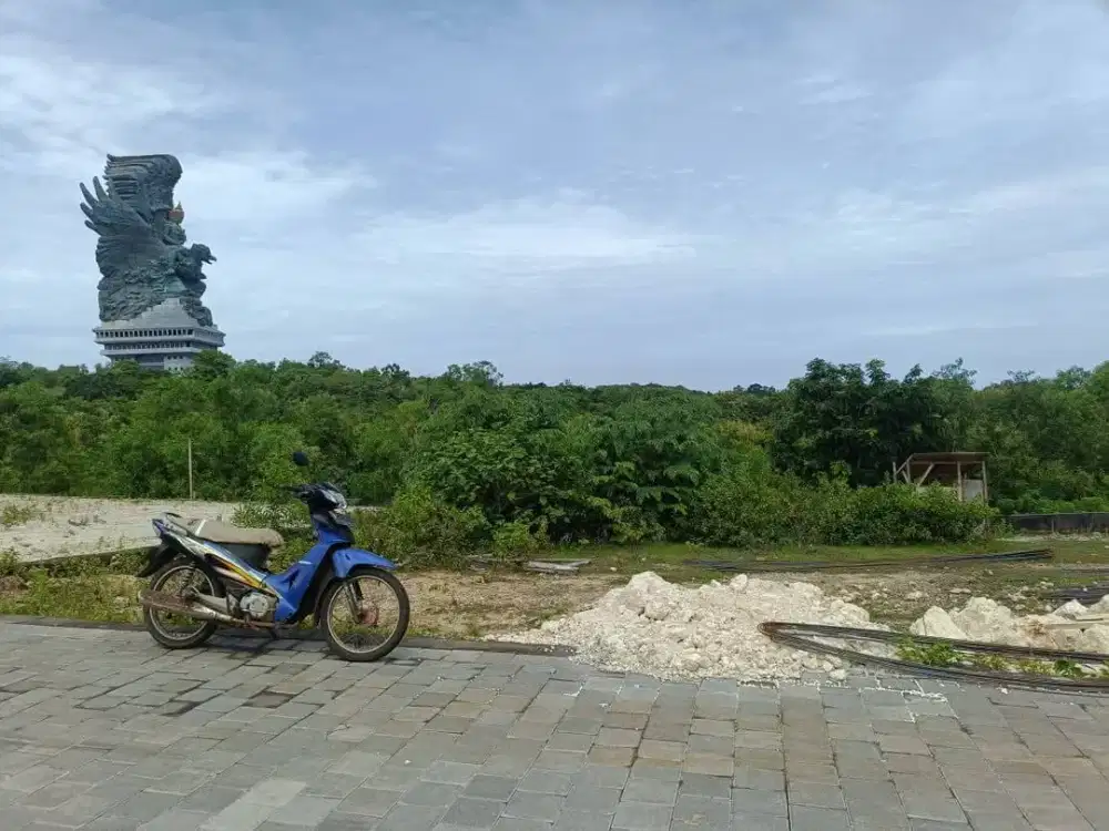 Di jual tanah murah view GWK dan ocean view.