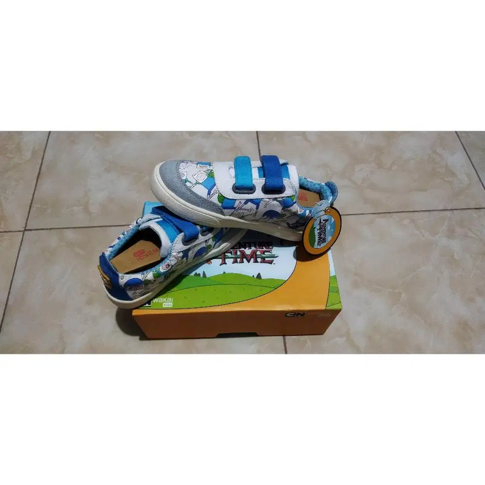 Sepatu Anak Wakai Kids Adventure Time Cartoon Network New Original