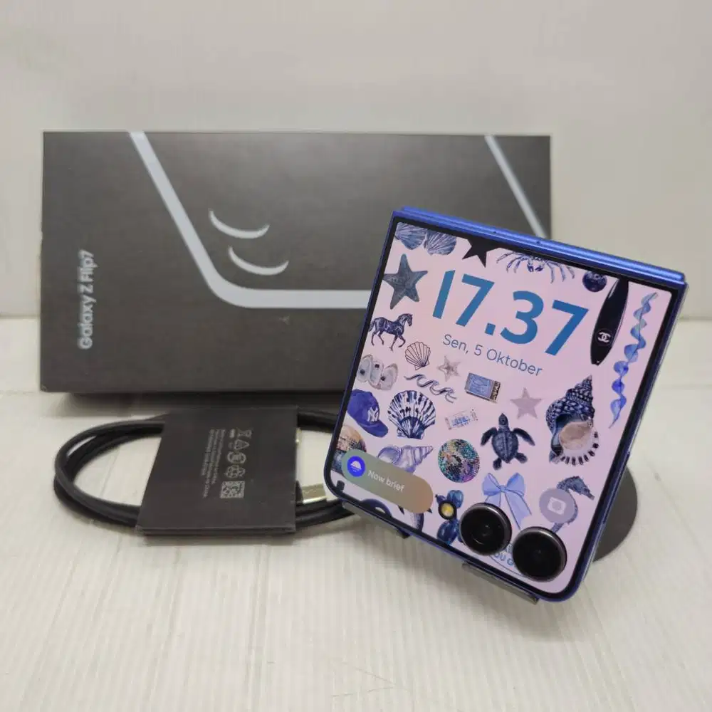 MULUS NO MINUS  SAMSUNG GALAXY Z FLIP 7 5G 12/256 BLUE FULLSET ANTI MI