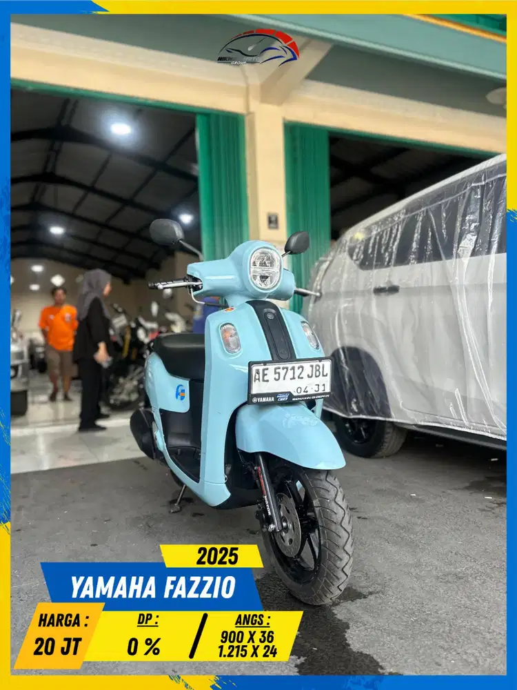 YAMAHA FAZZIO 2025 PLAT AE GERCEP LURR HIKMAH MOTOR KEPUH MALANG
